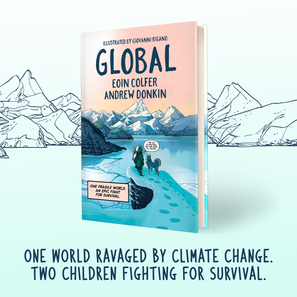 One world ravaged by climate change. Two children fighting for survival. Global - a graphic novel.