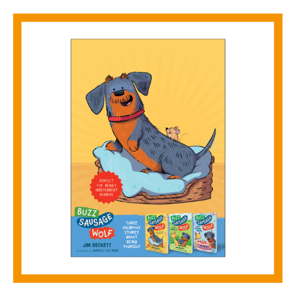 Buzz Sausage Wolf Standee