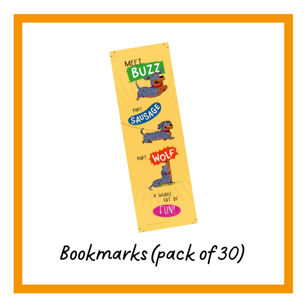 Buzz Sausage Wolf Bookmark