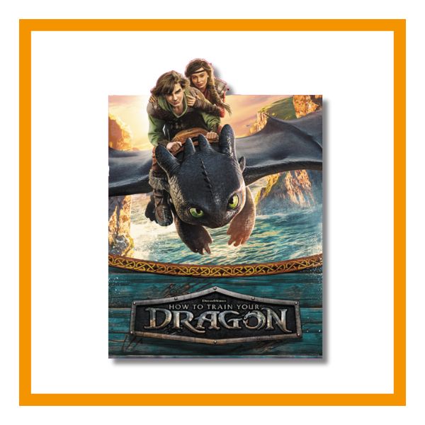 How to Train Your Dragon A3 film standee