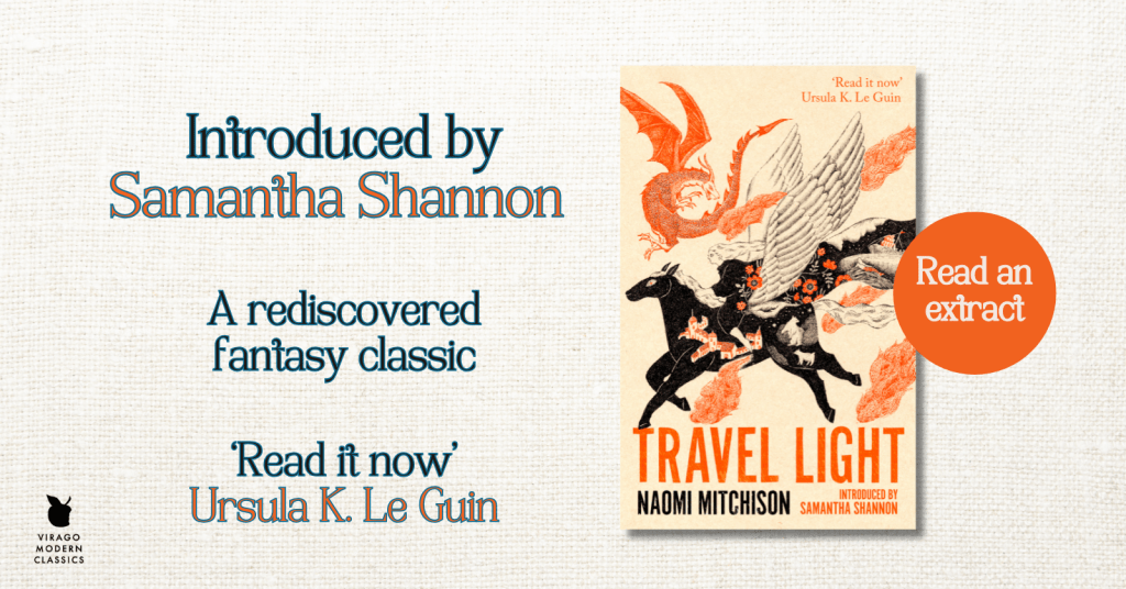 Packshot of Travel Light next to an orange roundel and the VMC logo