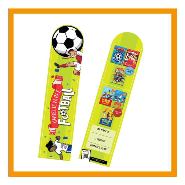 Unbelievable Football bookmark