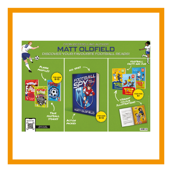 Matt Oldfield's books poster