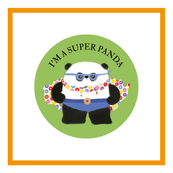 Super Mr Panda sticker