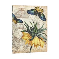 Golden Fritillaria Ultra Lined Softcover Journal (Elastic Band Closure)